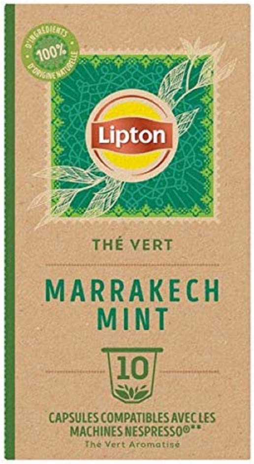 Lipton Thé Vert Marrakech Mint (Lot de 4x10 Capsules) – Image 10