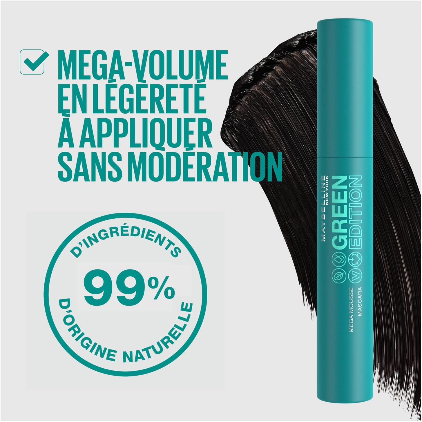 Maybelline Mascara Green Very Black (02) – Image 4
