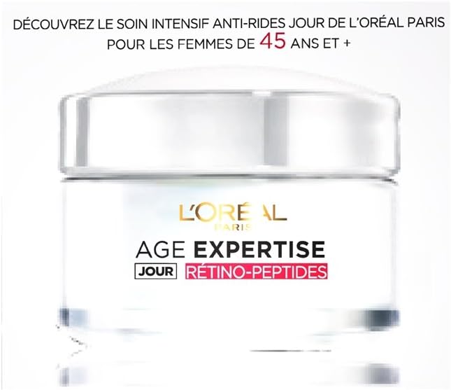L'Oréal Paris - Crème de Jour Anti-Âge Hydratante - Soin Anti-Rides Intensif -À partir de 45 ans - Age Expertise - 50 mL – Image 2