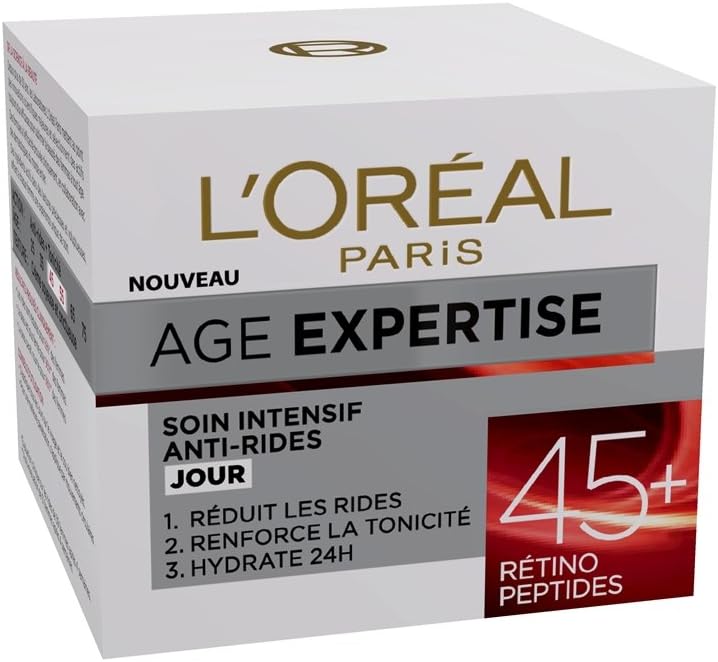 L'Oréal Paris - Crème de Jour Anti-Âge Hydratante - Soin Anti-Rides Intensif -À partir de 45 ans - Age Expertise - 50 mL – Image 3